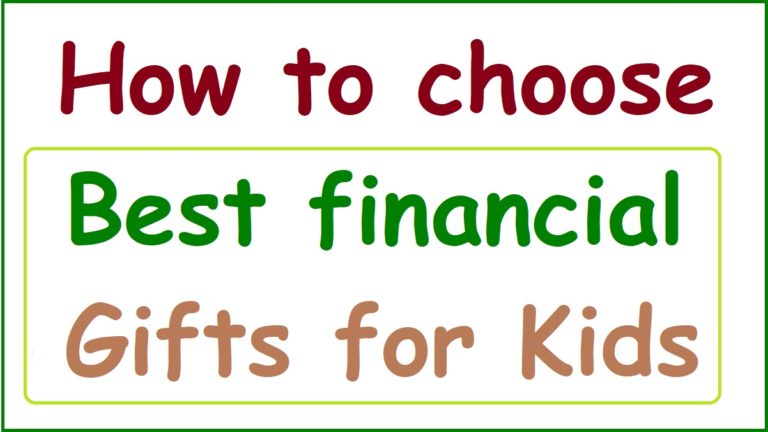 best financial gifts for kids