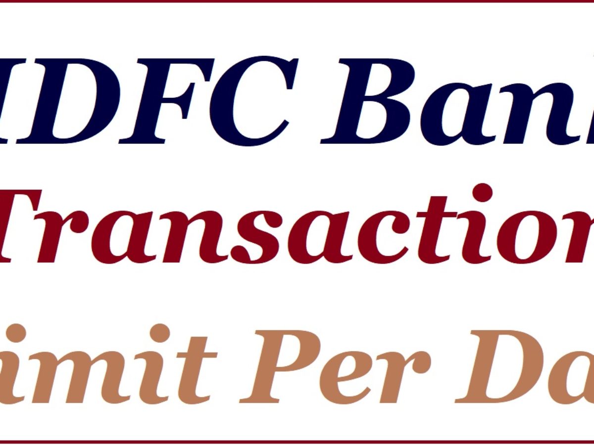 HDFC Transaction Limit | HDFC Bank Online Transaction Limit Per Day