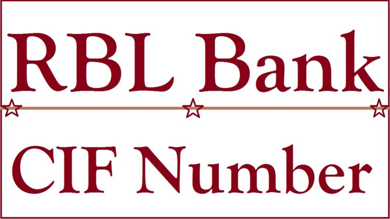 RBL Bank CIF Number
