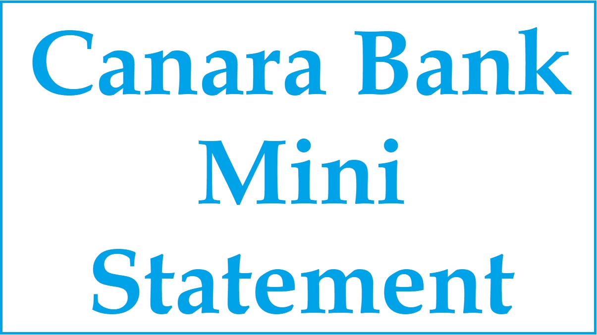 canara bank miss call number