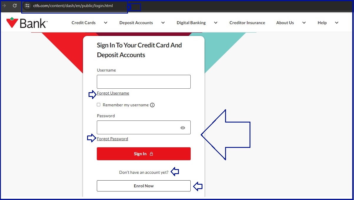 Canadian tire mastercard login at ctfs mobile app